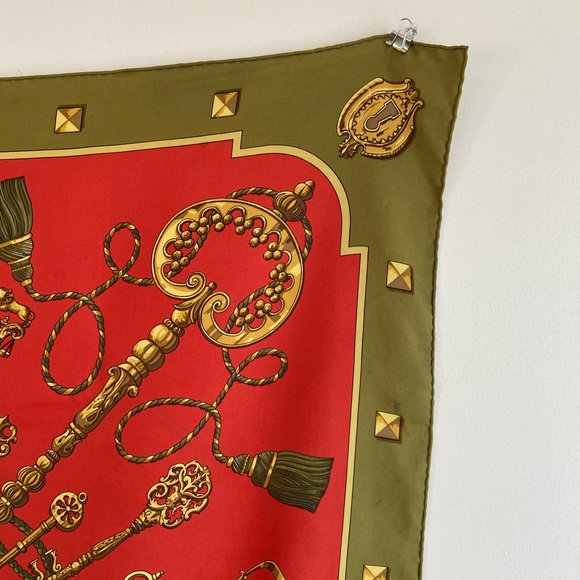 Hermès “Les Cles” Silk Scarf - Picture 10 of 13